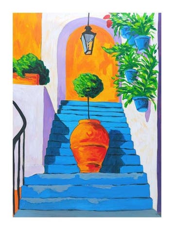 Mar Legón - Blue Steps - XL