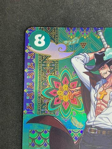 Bandai - 1 Card - One Piece - Dracule Mihawk SP OP12-030 SR, Hobby en Vrije tijd, Nieuw