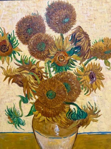 Vincent Van Gogh (1853-1890), After - Les Tournesols, Antiek en Kunst