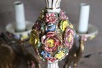 Lustre - Porcelaine, Laiton - Lustre CAPODIMONTE, Antiek en Kunst