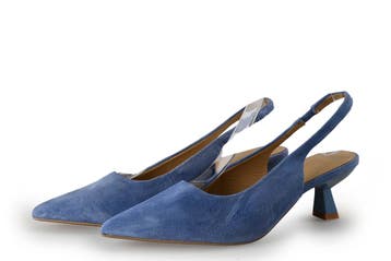 Manfield Slingbacks in maat 38 Blauw, Vêtements | Femmes, Verzenden