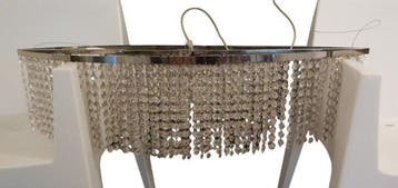 Lustre - Cristal, Chrome, Métal - Arc-en-Ciel de Cristal