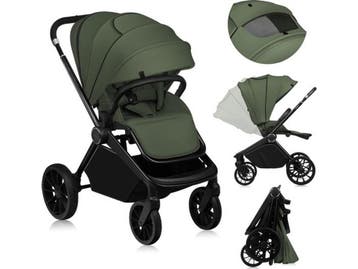 Lionelo Mika Plus - Kinderwagen - All-Terrain Wielen -, Verzenden