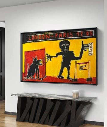 Malo - Check in - like basquiat, Antiek en Kunst
