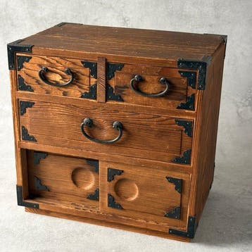 Ladekast - Hout, Gietijzer - Japan - Mini-tansu –