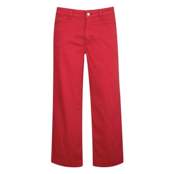 MAC • rode Dream Culotte jeans • 34, Verzenden