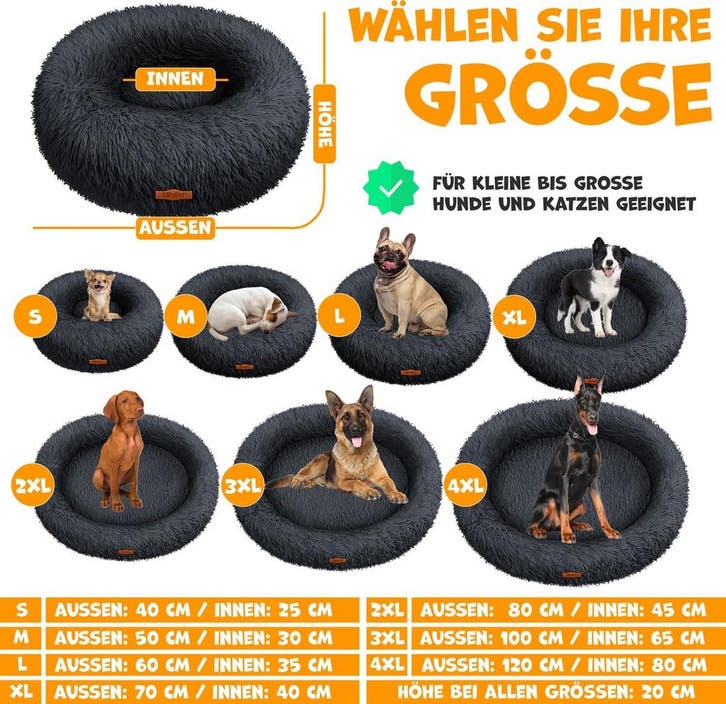 Hondenbed - hondenmand - hondenkussen - XL 70x70 cm -, Animaux & Accessoires, Accessoires pour chiens, Envoi