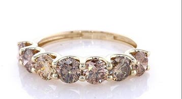 Zonder minimumprijs - Ring - 14 karaat Geel goud - 1.95ct., Nieuw