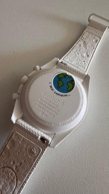 Omega x Swatch - Mission to Earthphase Moonshine Gold - Sans