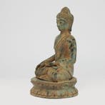 Statue, No Reserve Price - Patinated Buddha Statue,, Antiquités & Art