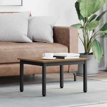 vidaXL Salontafel Ambachtelijk Eiken 60 x 50 x 36 cm Bewerkt, Verzenden