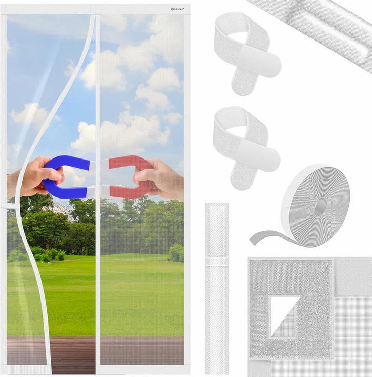 KESSER® Magnetisch deurgordijn - Vliegengordijn - 90x200cm -, Doe-het-zelf en Bouw, Deuren en Vliegenramen, Nieuw, Verzenden