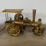 Stoommachine - Wilesco funktioniert - Messing - 1960-1970 -, Antiek en Kunst, Antiek | Speelgoed