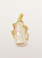 Sans prix de réserve - Pendentif - 18 carats Or jaune Perle