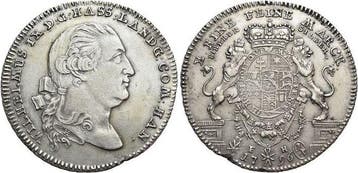 Bieberer-ausbeutekonventionstaler, daalder 1796 H Hanau-m..., Verzenden, België