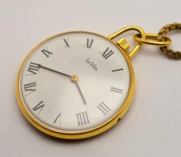 Leblin - mechanical pocket watch with chain - 1970-1979, Nieuw