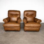 Poltrona Frau - Fauteuil (2) - Droom - Leder, Antiek en Kunst