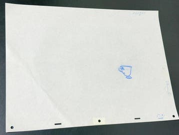 Walt Disney – Chip-animatie tekening - Beauty and the Beast, Nieuw