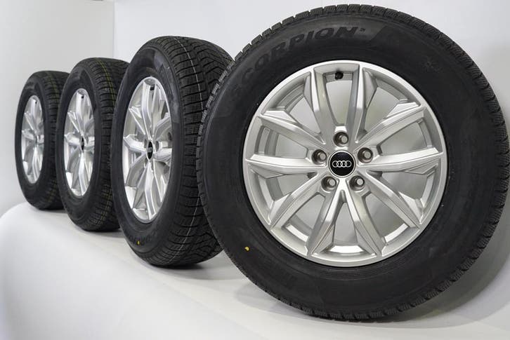 Audi Q5 SQ5 17 inch velgen + Winterbanden Pirelli NIEUW Orig, Auto-onderdelen, Banden en Velgen, Ophalen of Verzenden
