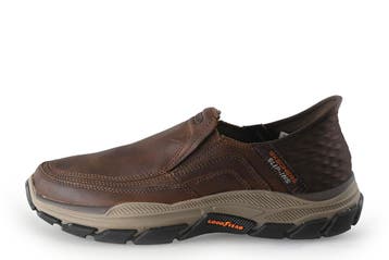 Skechers Instappers in maat 41 Bruin, Bruin, Verzenden, Overige typen, Zo goed als nieuw