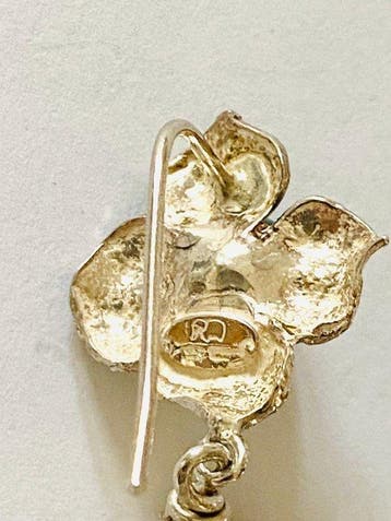 Sans prix de réserve - Boucles doreilles cocktail Argent -