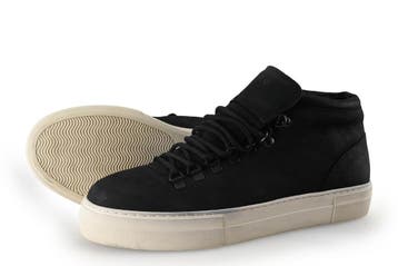 Manfield Hoge sneakers in maat 40 Zwart, Manfield, Verzenden, Zwart, Sneakers