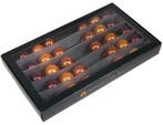 Kerstballen op Lange draad Caramel Brown 4 cm 30 stuks, Nieuw