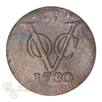 Nederland, Holland V Duit 1730 t/m 1746 (9 verschillende)