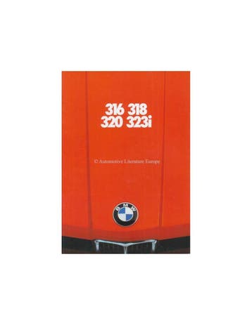 1977 BMW 3 SERIE BROCHURE FRANS