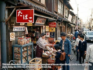 Vintage Japanse Showa-periode dubbelzijdig emaillebord, Antiek en Kunst