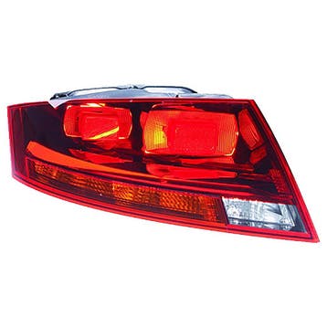 Audi TT 2006-2010 Achterlicht Links Zwart Rookglas ULO, Verzenden
