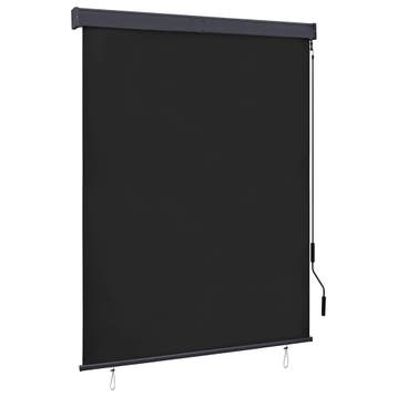 vidaXL Rolgordijn voor buiten 140x250 cm antraciet, Huis en Inrichting, Verzenden, Nieuw