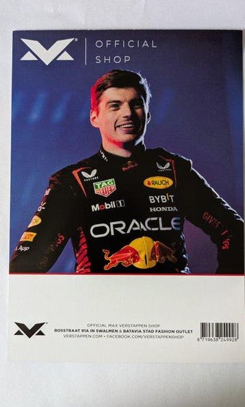 Red Bull Racing - Max Verstappen - Fankaart, Nieuw