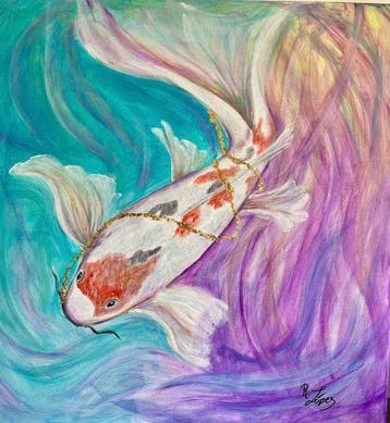 Raquel López - KOI FISH CAPTURED