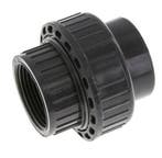 PVC Rechte Lijmmof 40mm x Binnendraad Rp 1 1/4  EPDM, Verzenden