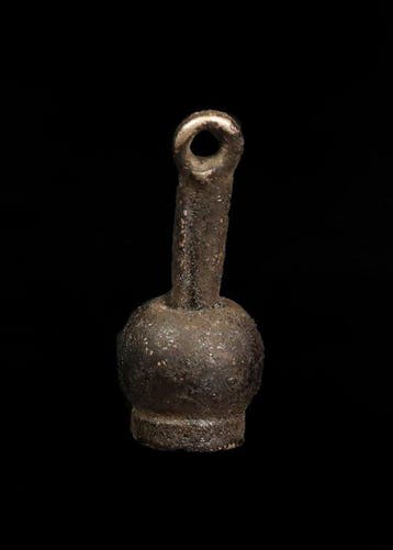Égypte ancienne Argent Poppy Amulet (Sans prix de réserve)