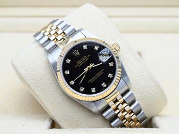 Rolex Datejust Ref. 68273 Year 1990 (Box & Papers), Rolex, Polshorloge, Ophalen of Verzenden, Zo goed als nieuw