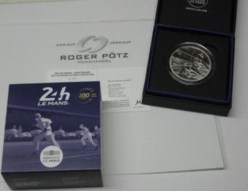 Frankreich 10 Euro 100 Jahre Le Mans zilver Pp 2023 zilver, Verzenden