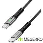 LogiLink CU0433 USB-kabel USB 3.2 Gen 2x2 1,5 m USB C Zwart, Verzenden
