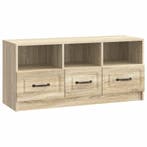 vidaXL TV Kast met lade Sonoma Eiken 102 x 34,5 x 47 cm, Verzenden