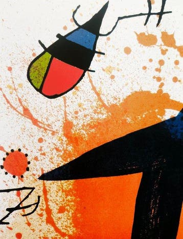 Joan Miró (1893-1983) (after) - L´etoile bleu, 1972