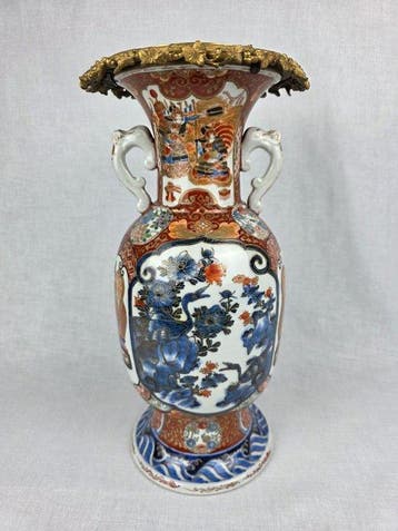Vaas - Porselein - Japan - Meiji periode (1868-1912) - Grote, Antiquités & Art