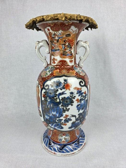 Vaas - Porselein - Japan - Meiji periode (1868-1912) - Grote, Antiquités & Art, Antiquités | Autres Antiquités