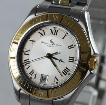 Baume & Mercier - 18K Malibu Model MV045045 Two Tone, Quartz, Nieuw