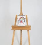 Anton Heyboer (1924-2005) - Can-Can-danseres