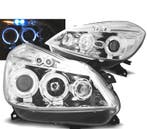 PHARES POUR RENAULT CLIO 3 05-09 ANGEL EYES CHROMÉ, Autos : Pièces & Accessoires, Verzenden