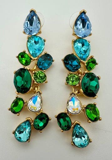 Oscar De La Renta - Plaqué or - Boucles doreilles, Nieuw