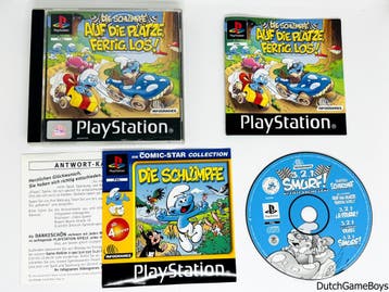 Playstation 1 / PS1 - Die Schlümpfe Auf Die Plätze, Fertig,, Verzenden, Gebruikt