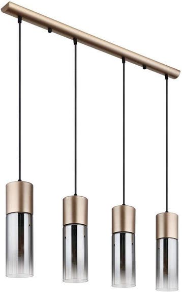 2dekans | Globo - hanglamp - ANNIKA - bruin - glas - grote, Ophalen of Verzenden, Nieuw