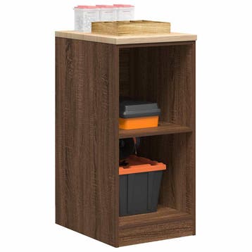 vidaXL Garagekast 40x51x85 cm massief grenenhout bruin, Verzenden